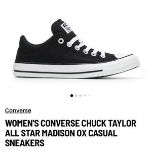 Converse Women's Black and White Chuck Taylor Sneakers
